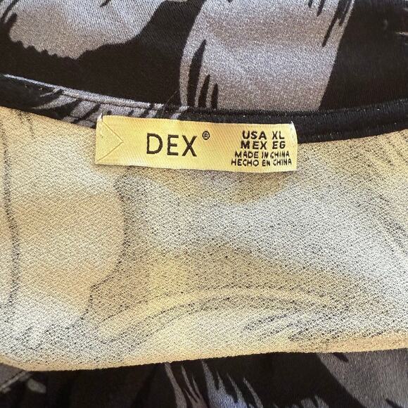 Dex Women’s Abstract Print Jumpsuit Size XL - Picture 5 of 5